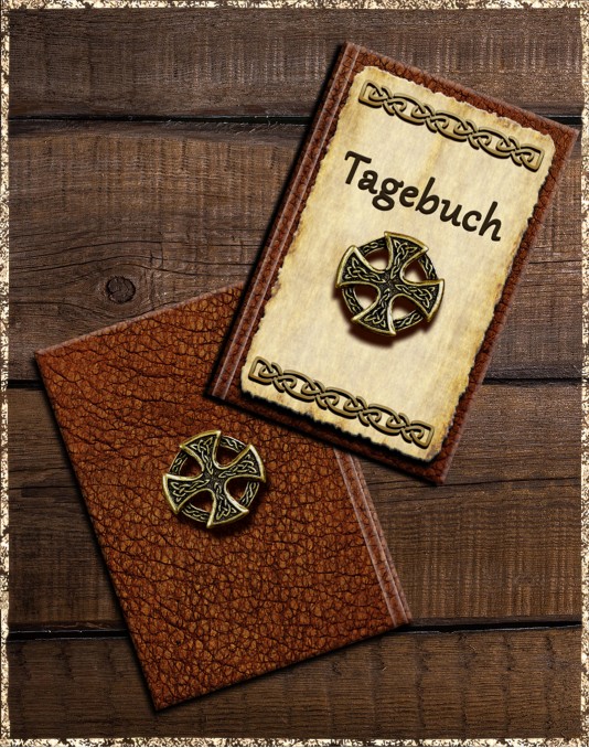Keltisches Tagebuch in Leder- & Pergamentoptik